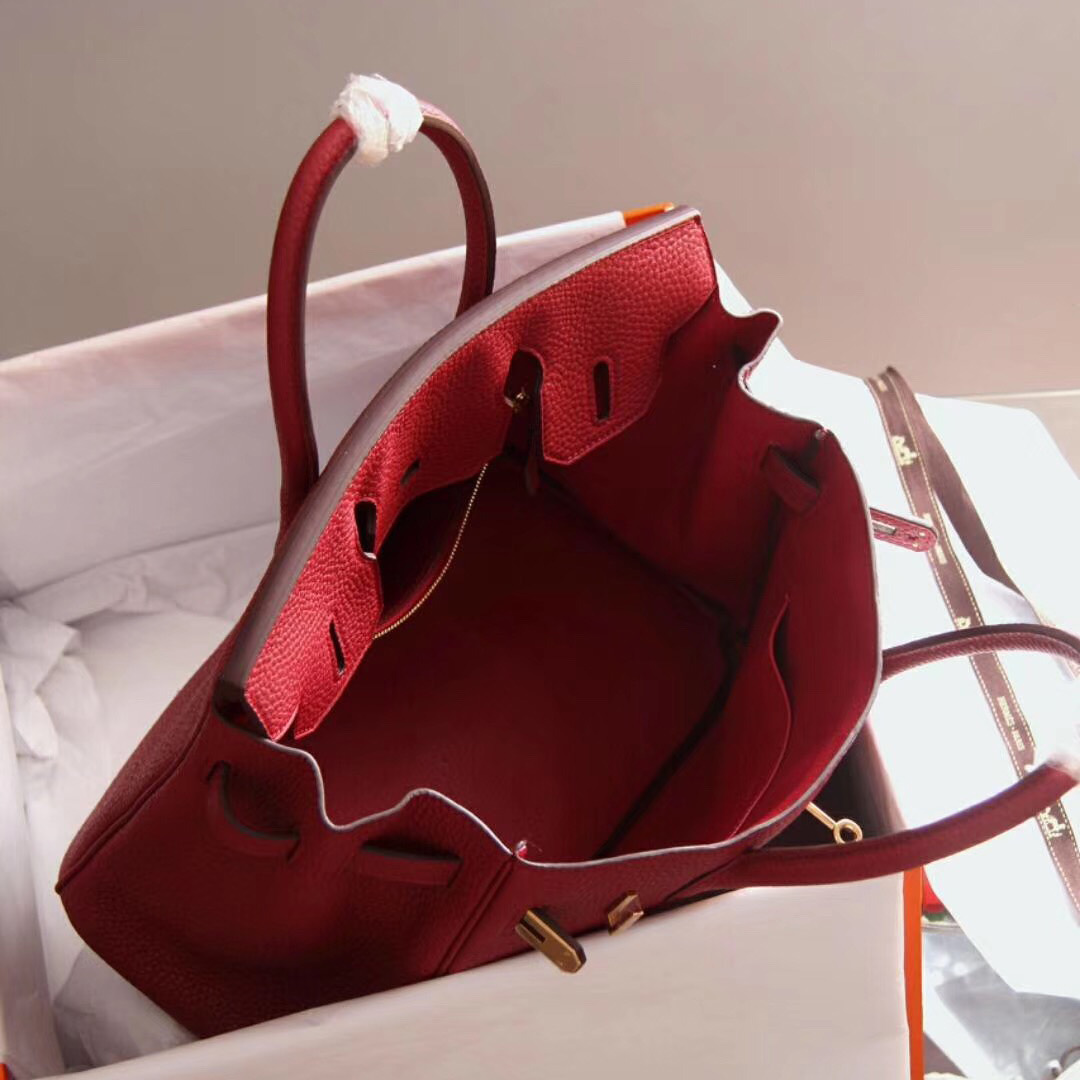 Hermes Women Bag In Red - Image 2