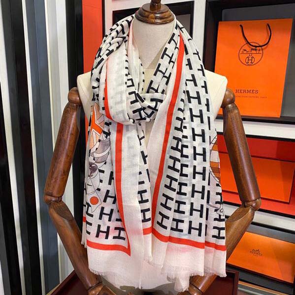 Hermes Vintage 'H' Scarf